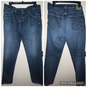 AG Adriano Goldschmied Relaxed Fit Dark Blue Jeans